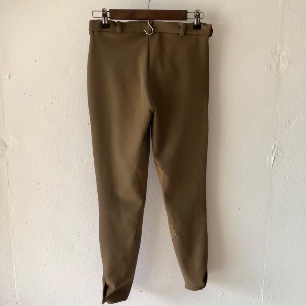 TuffRider Camel Brown Tan Beige Breeches Riding Pants Fitted Knee Pads Horse